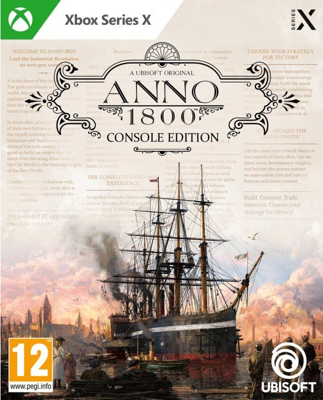 jaquette reduite de Anno 1800 sur Xbox Series