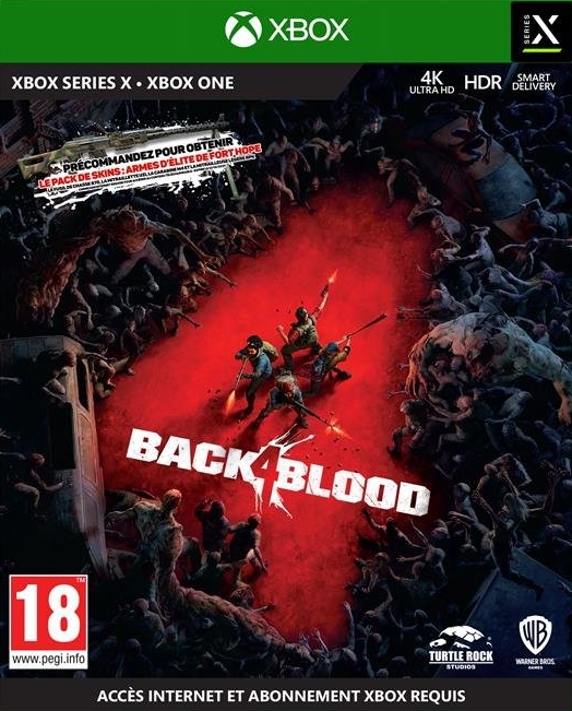 jaquette reduite de Back 4 Blood sur Xbox Series