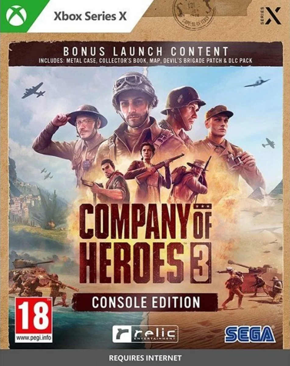 jaquette reduite de Company of Heroes 3 sur Xbox Series