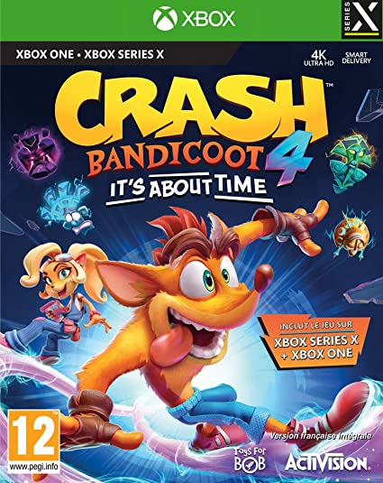 jaquette reduite de Crash Bandicoot 4: It's About Time sur Xbox Series