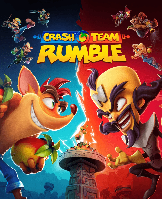 jaquette reduite de Crash Team Rumble sur Xbox Series