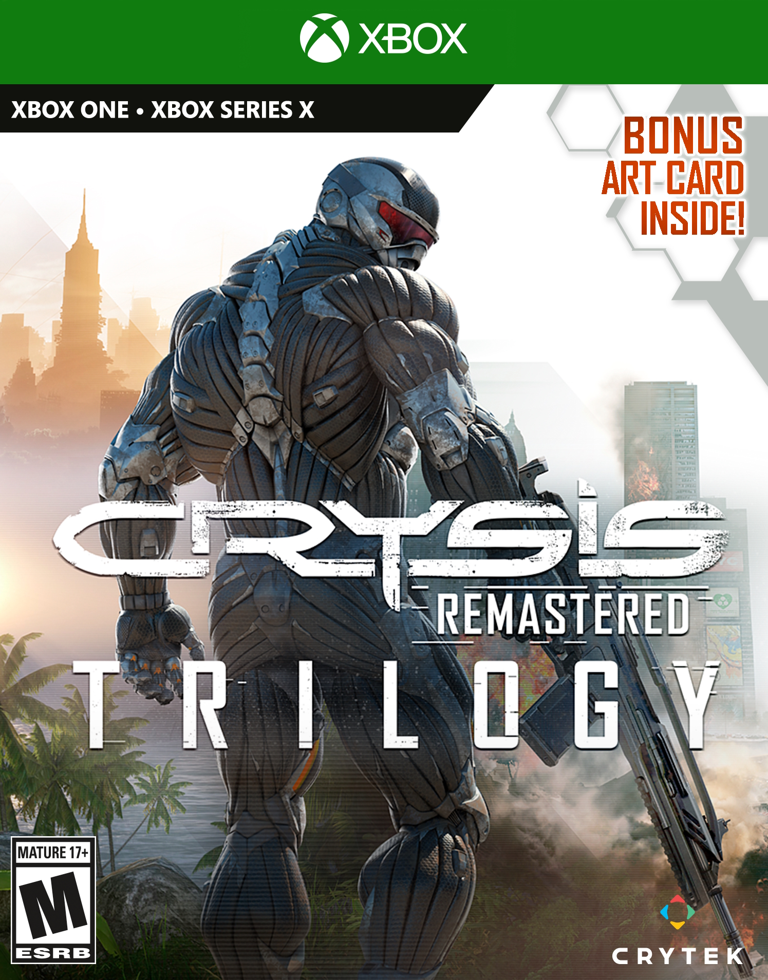 jaquette reduite de Crysis Remastered Trilogy sur Xbox Series