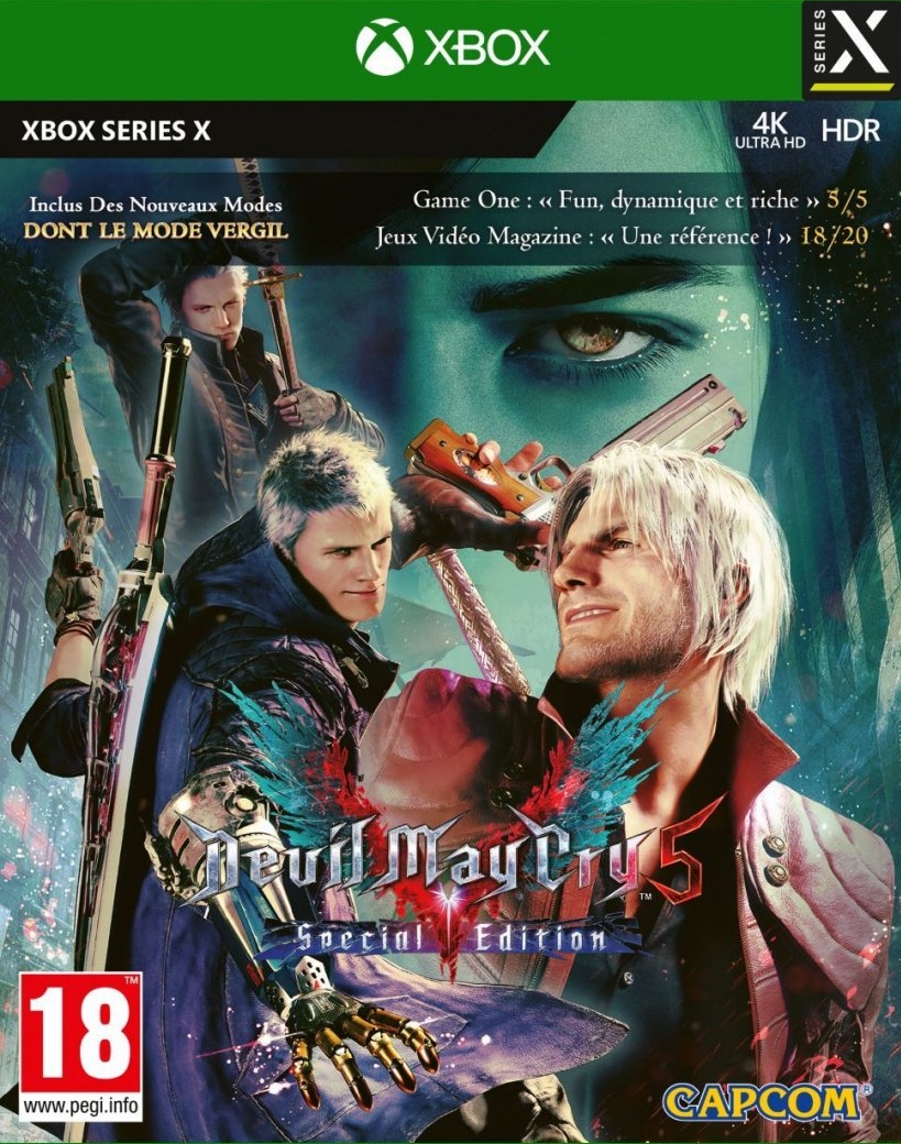 jaquette reduite de Devil May Cry 5: Special Edition sur Xbox Series