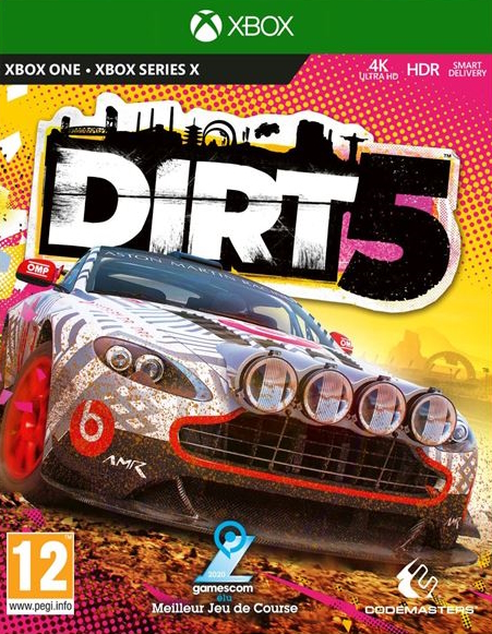 jaquette reduite de DIRT 5 sur Xbox Series