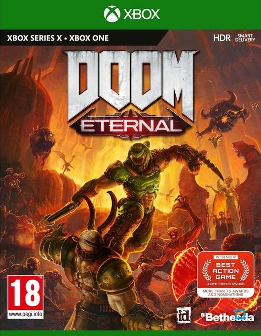 jaquette reduite de Doom Eternal sur Xbox Series