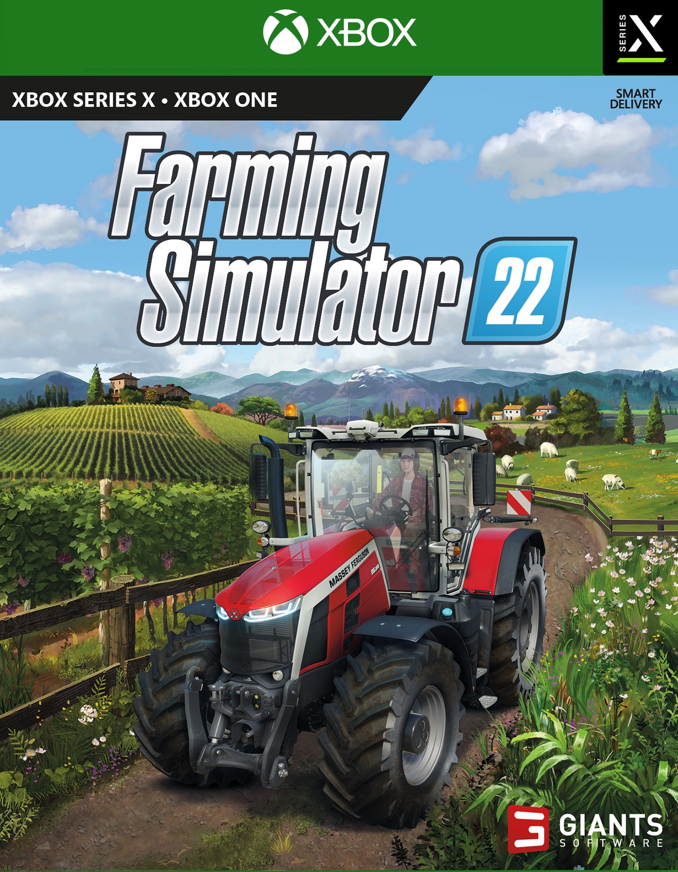 jaquette de Farming Simulator 22 sur Xbox Series