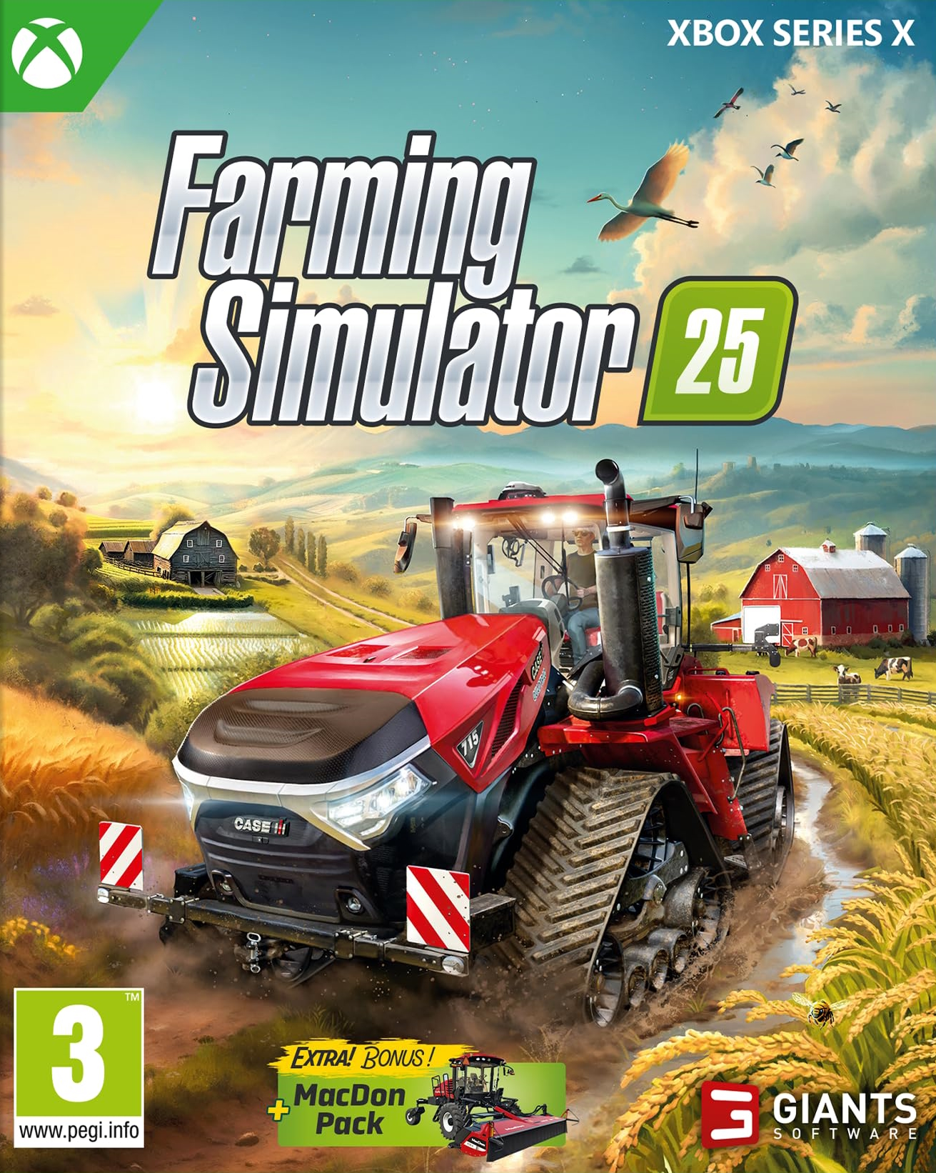 jaquette reduite de Farming Simulator 25 sur Xbox Series