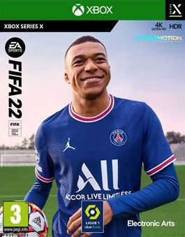 jaquette reduite de Fifa 22 sur Xbox Series