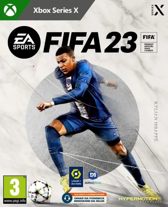 jaquette reduite de FIFA 23 sur Xbox Series