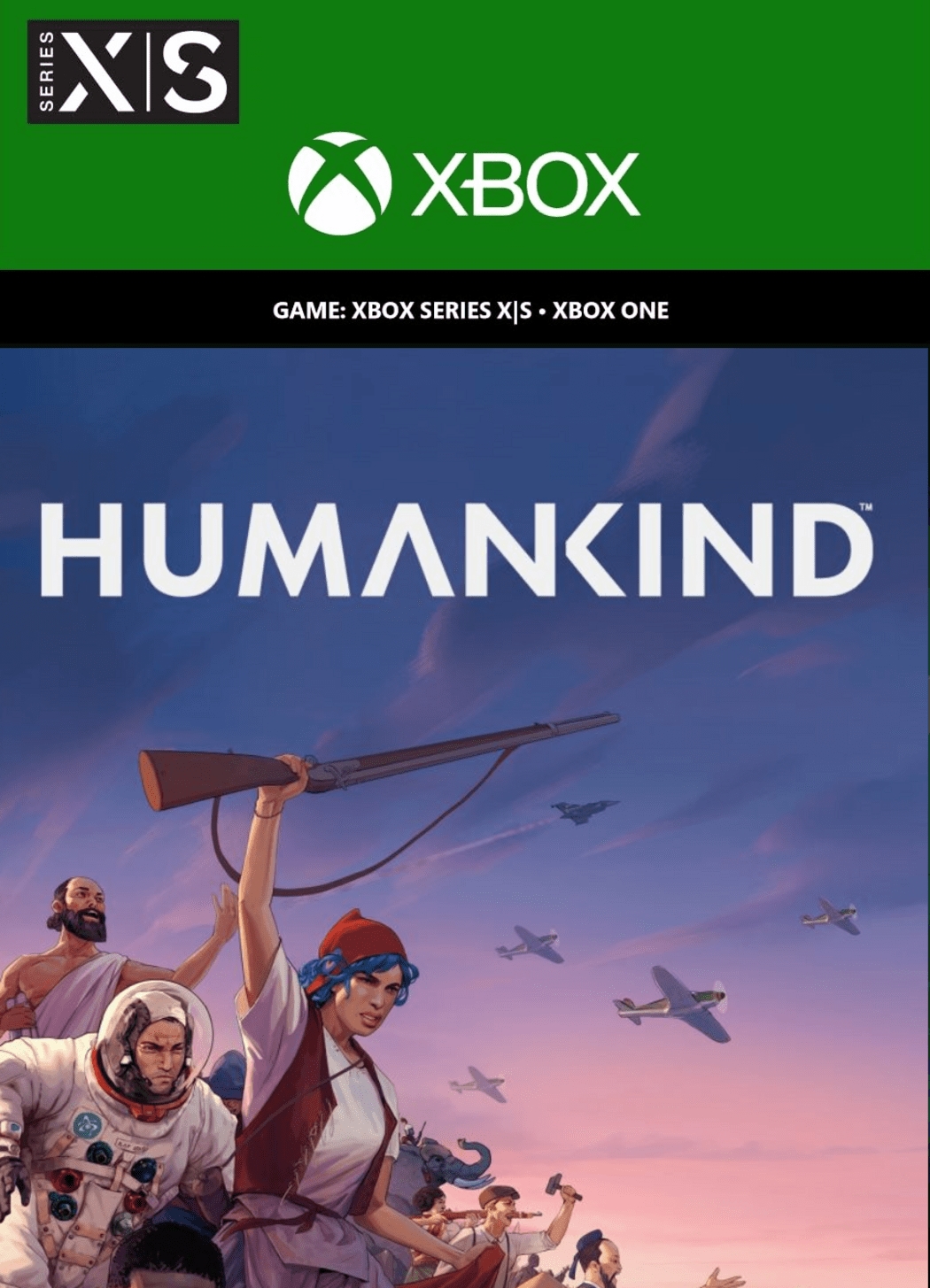 jaquette reduite de Humankind sur Xbox Series
