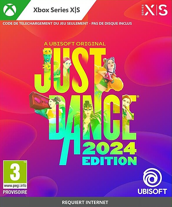 jaquette reduite de Just Dance 2024 Edition sur Xbox Series