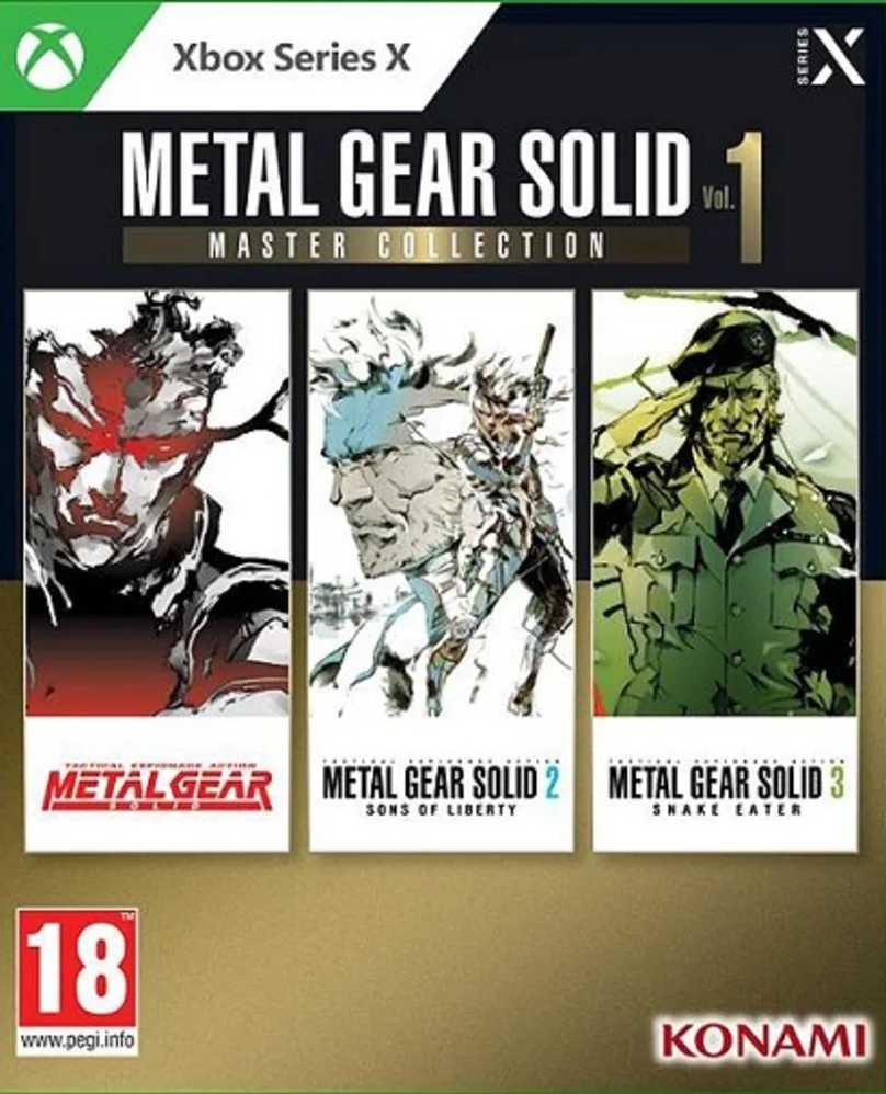 jaquette de Metal Gear Solid Master Collection Vol. 1 sur Xbox Series