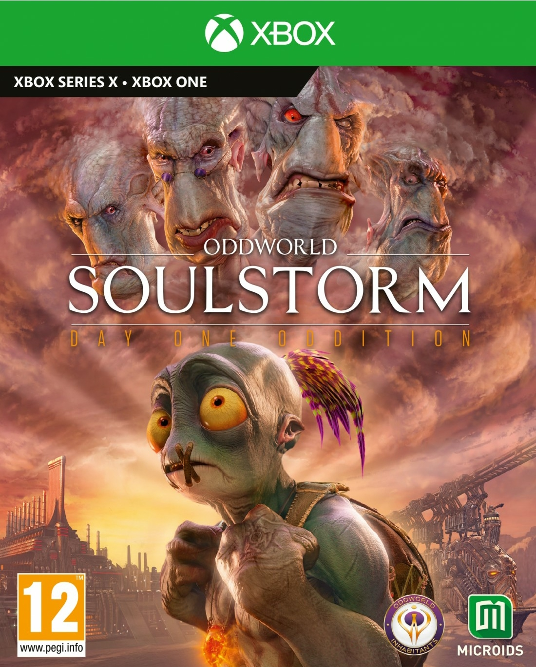 jaquette de Oddworld: Soulstorm sur Xbox Series