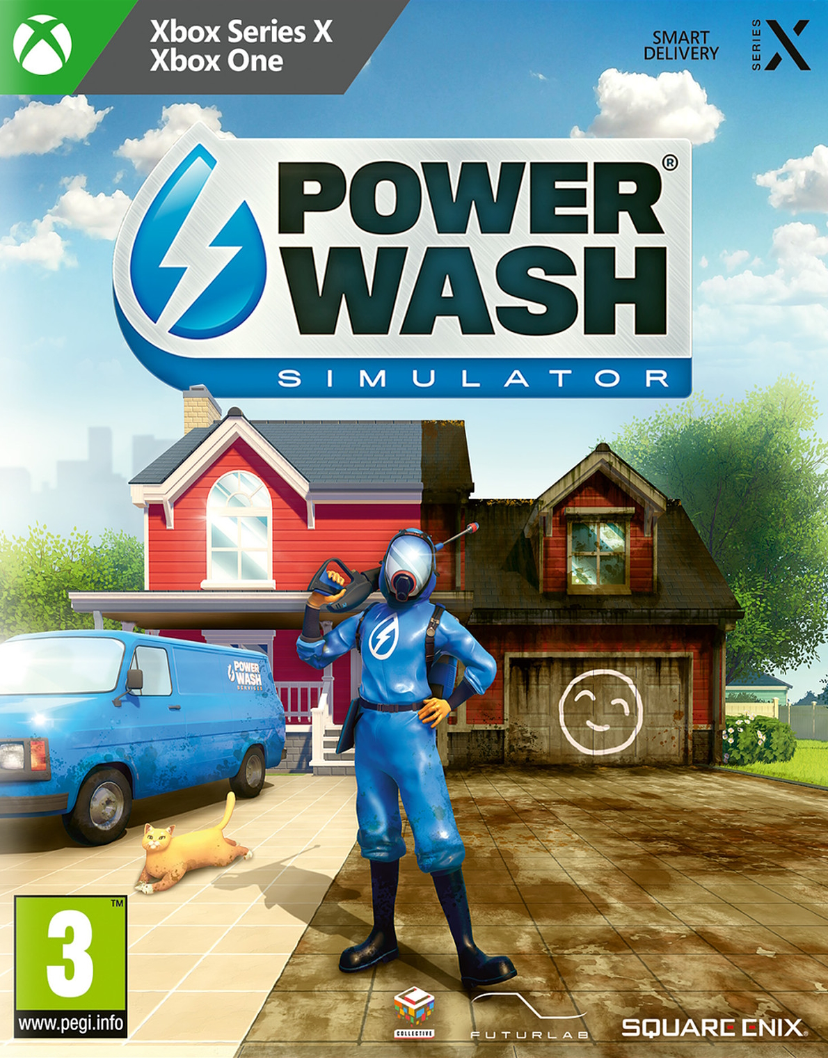 jaquette de PowerWash Simulator sur Xbox Series