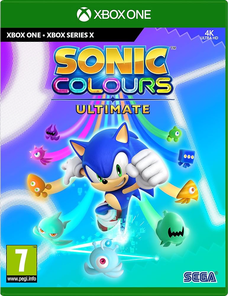 jaquette reduite de Sonic Colors Ultimate sur Xbox Series