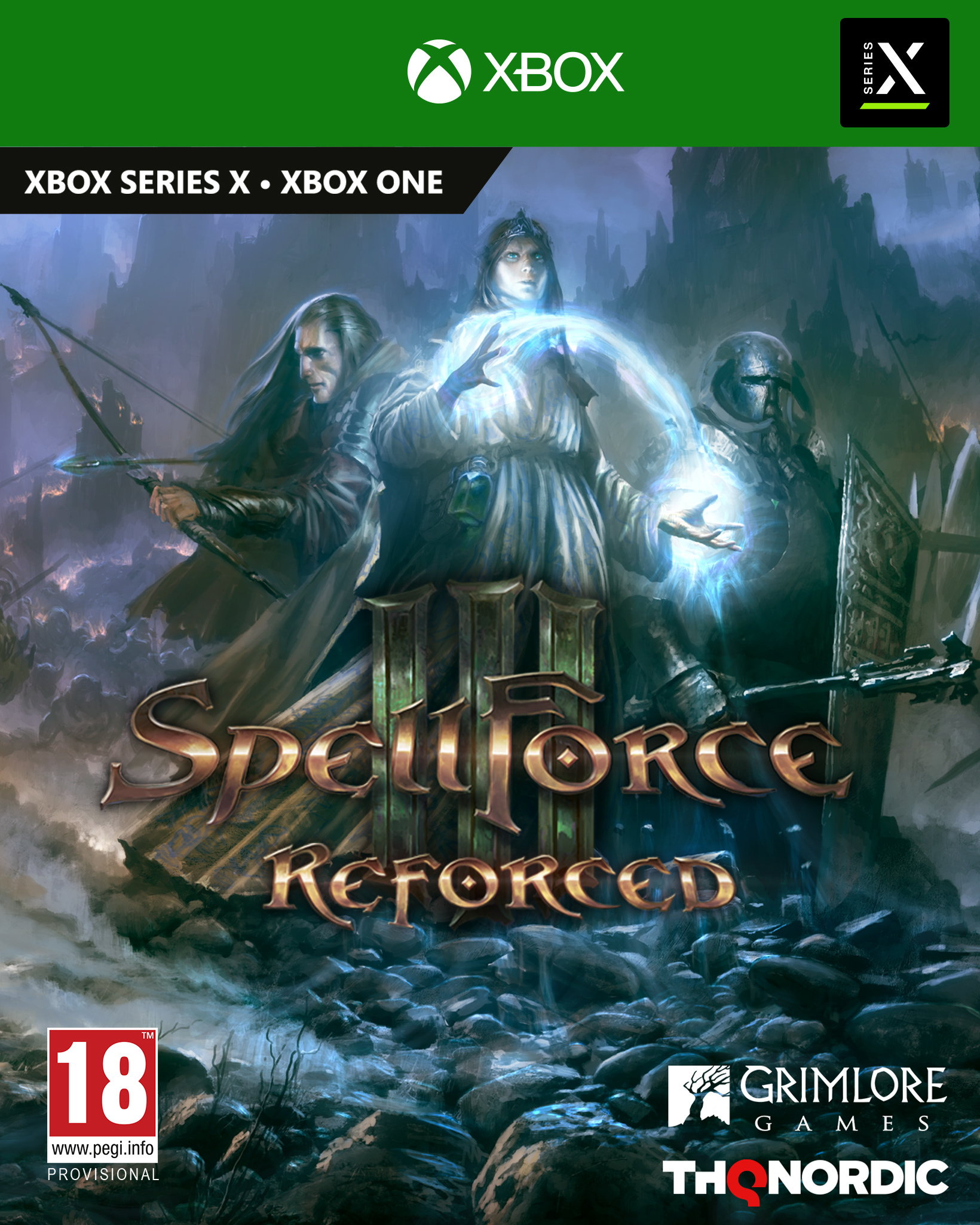 jaquette reduite de SpellForce 3 Reforced sur Xbox Series