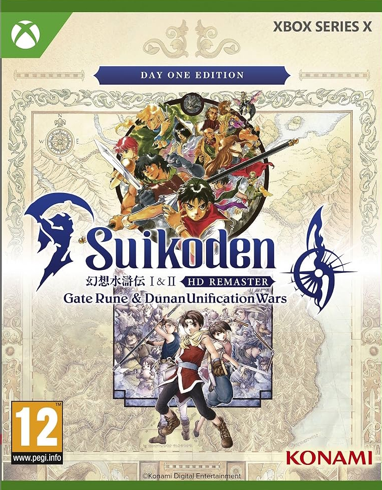jaquette de Suikoden I & II HD Remaster sur Xbox Series
