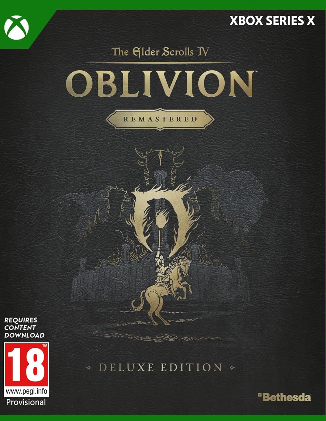 jaquette reduite de The Elder Scrolls IV: Oblivion Remastered sur Xbox Series
