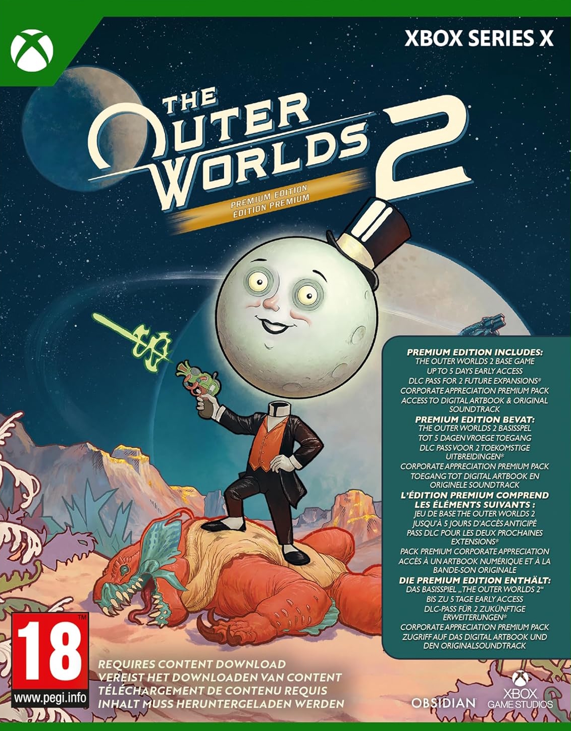 jaquette reduite de The Outer Worlds 2 sur Xbox Series