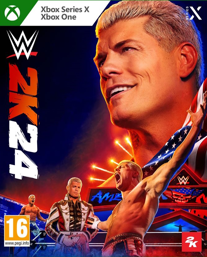 jaquette reduite de WWE 2K24 sur Xbox Series