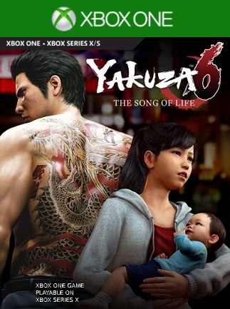 jaquette reduite de Yakuza 6: The Song of Life sur Xbox Series